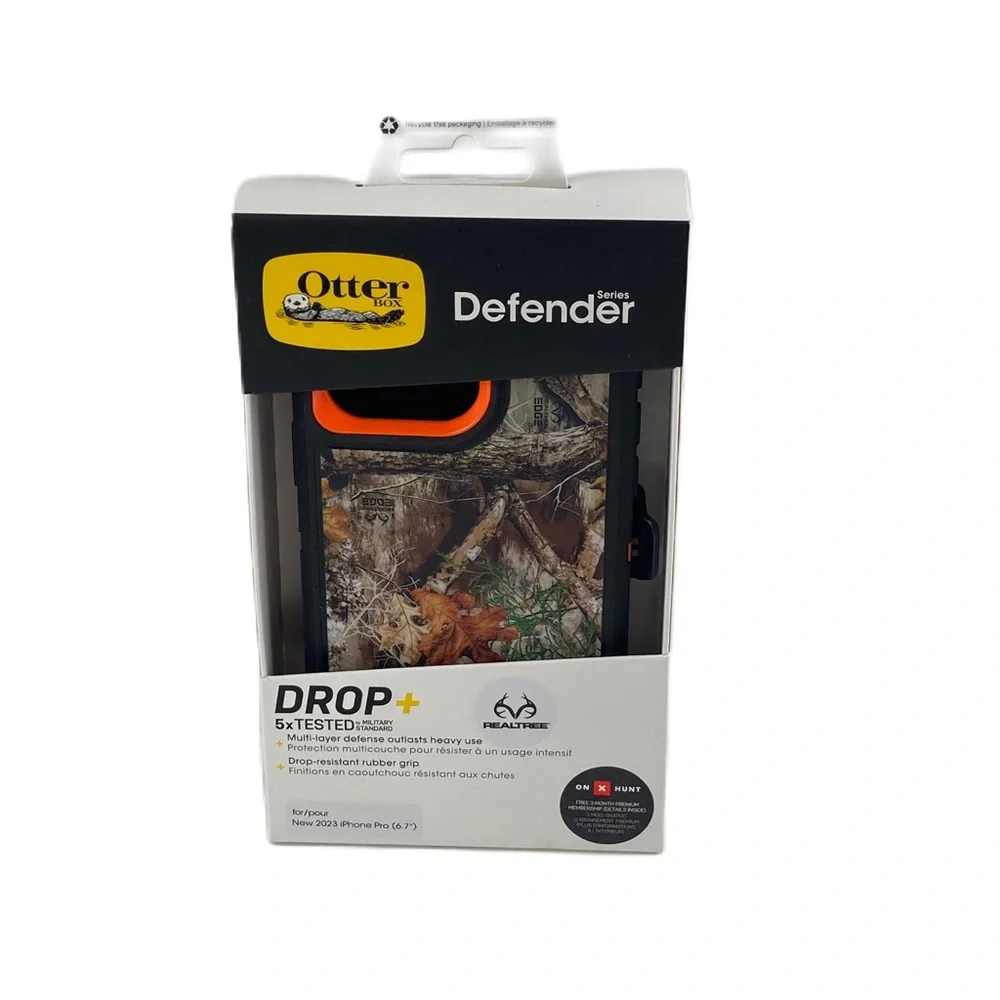 OtterBox Defender Series Realtree Camo Blaze Case for iPhone pro (6.7)